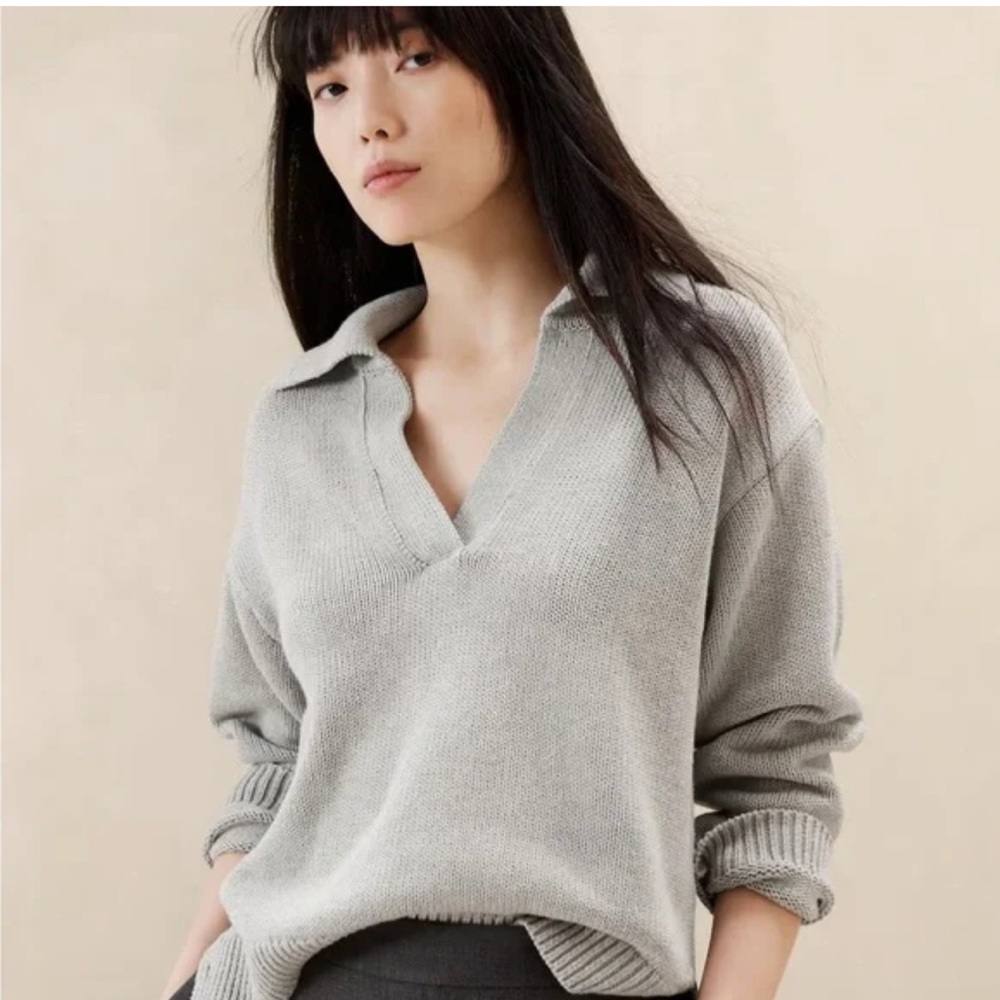 Banana Republic Factory Johnny Collar Sweater